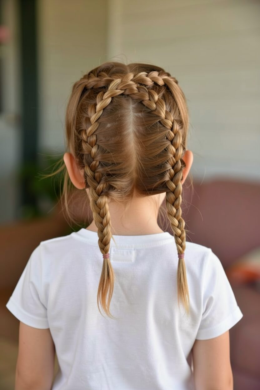 Criss Cross French Braids