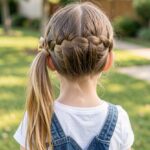 Sideways French Braids