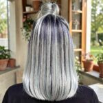 Dark To Silver Blue Hair