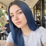Deep Blue Hair Color