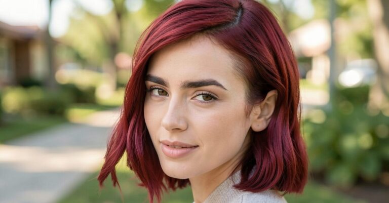 maroon hair color ideas
