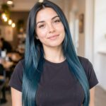 Peacock Blue Hair