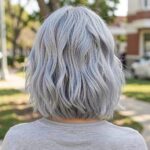 Smokey Silver Blue Hair