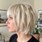Razor Bob With Bangs