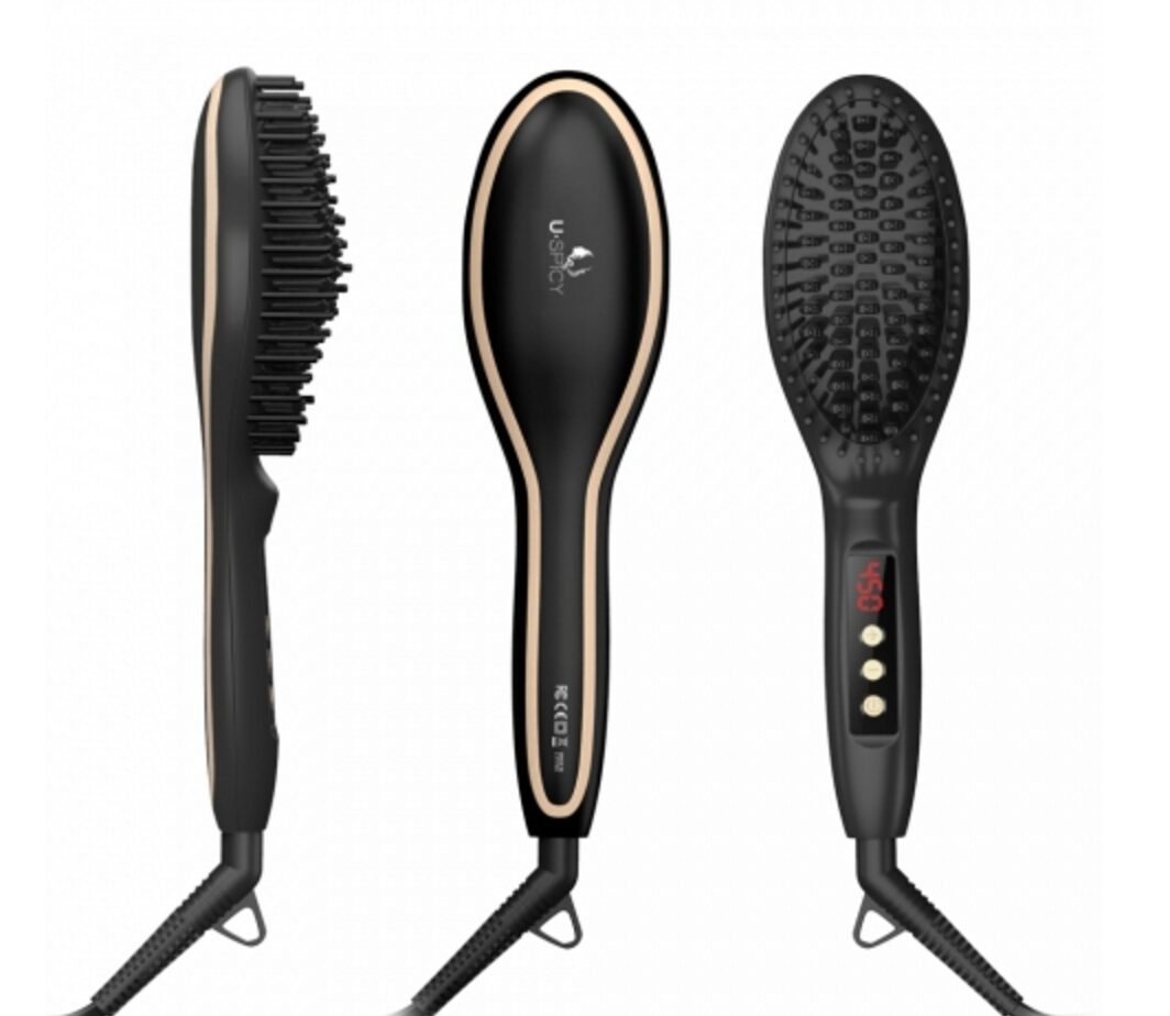 USpicy Hair Straightener Brush