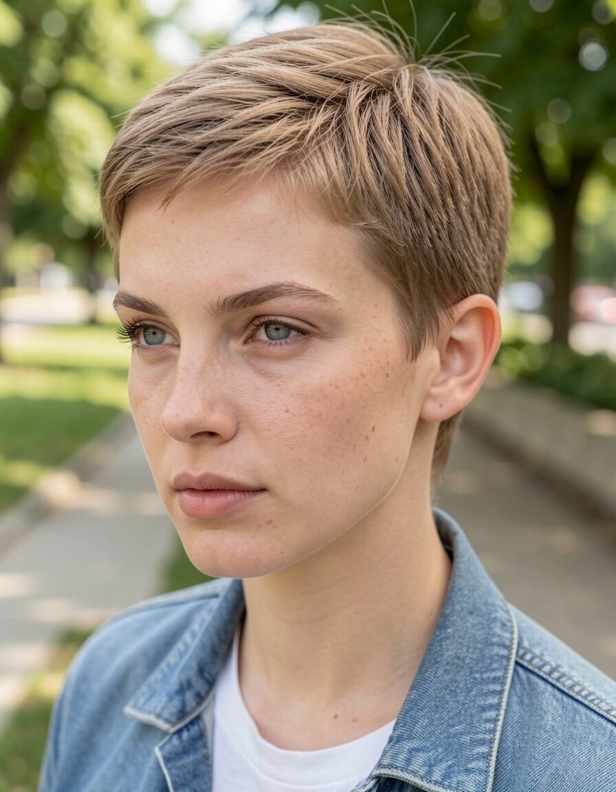 short feminine crop