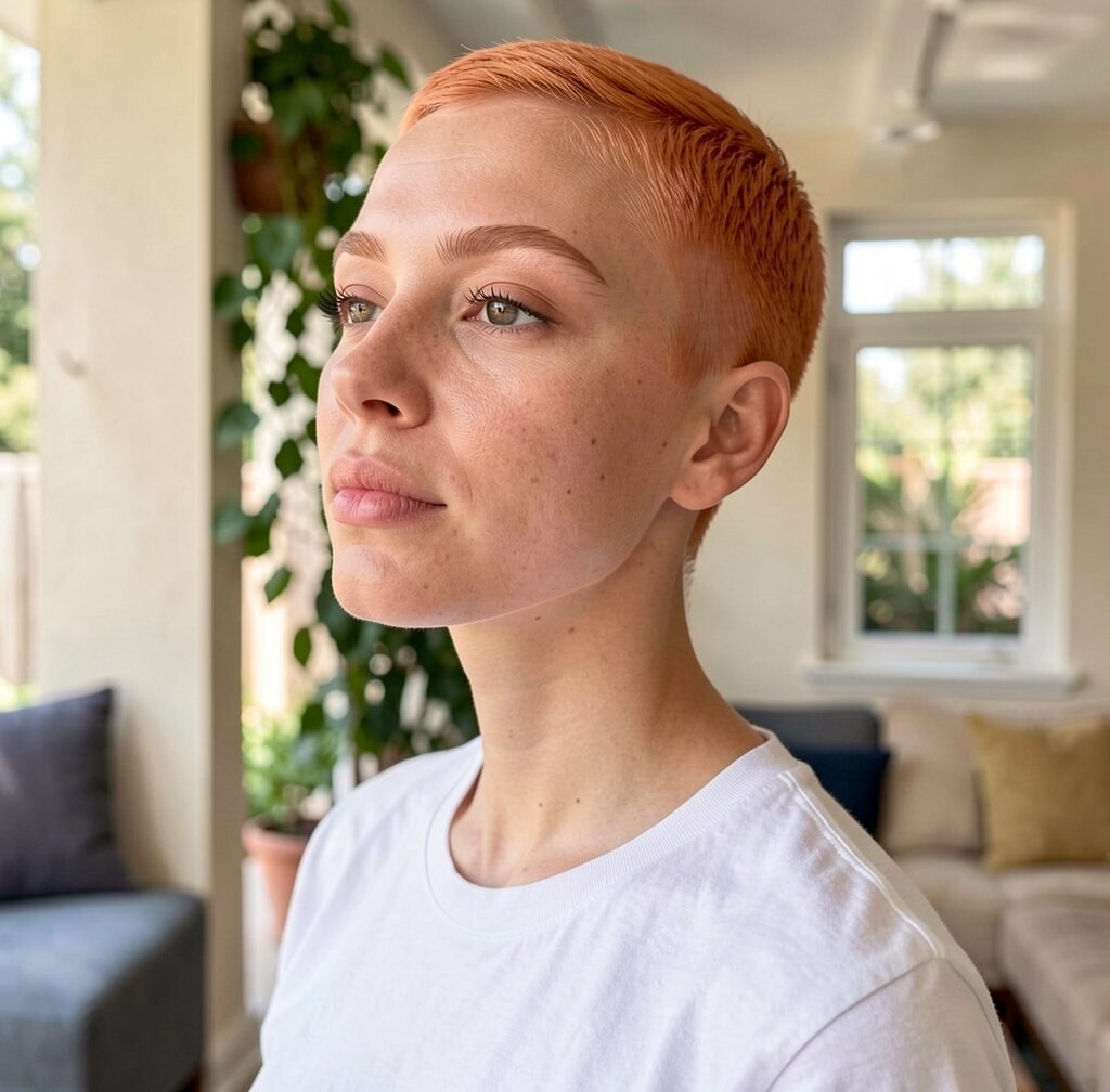 tapered buzz cut