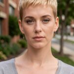 Textured Shaved Sides Pixie