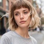 Edgy Blonde Ombre Bob