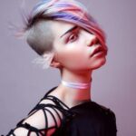 Rainbow Shaved Pixie