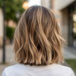Warm Blonde Highlights Bob