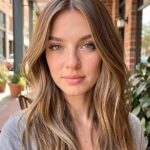 Light Ash Brown With Face Framing Highlights