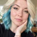 Platinum Aqua Peekaboo