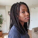 Mid Length Chunky Braids