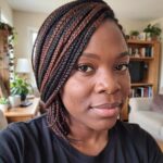 Side Swept Skinny Braids Bob