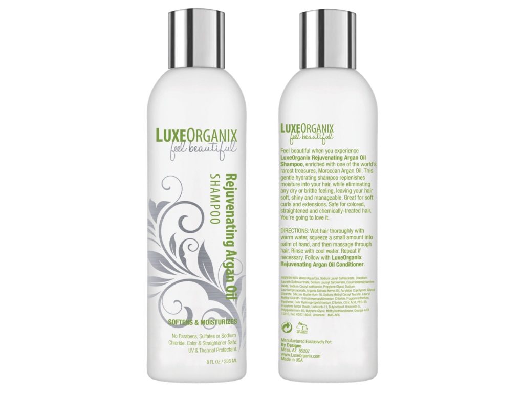 Moroccan Argan Oil Shampoo and Conditioner, SLS Sulfate Free