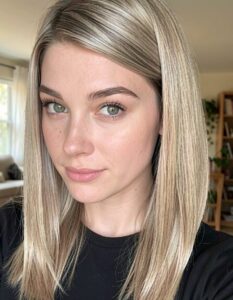 allover sandy blonde