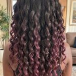 Colored Ombre Curls
