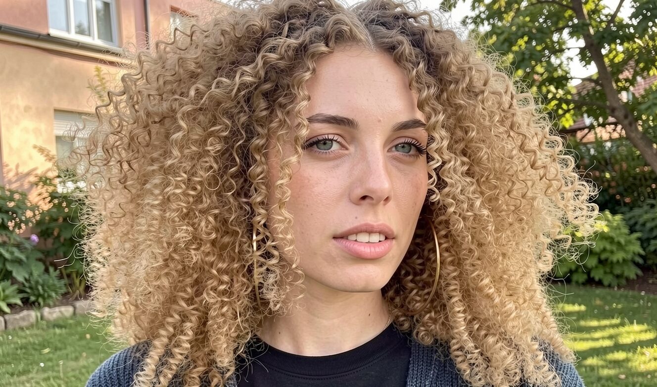 fluffy pencil curls