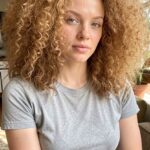 Sandy Blonde Spiral Curls
