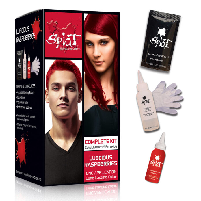 splat luscious raspberries red hair dye