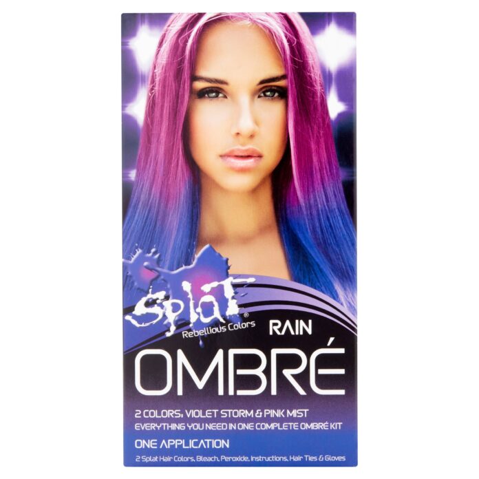 splat rain ombre