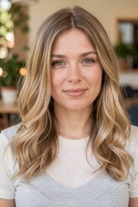 subtle sandy balayage