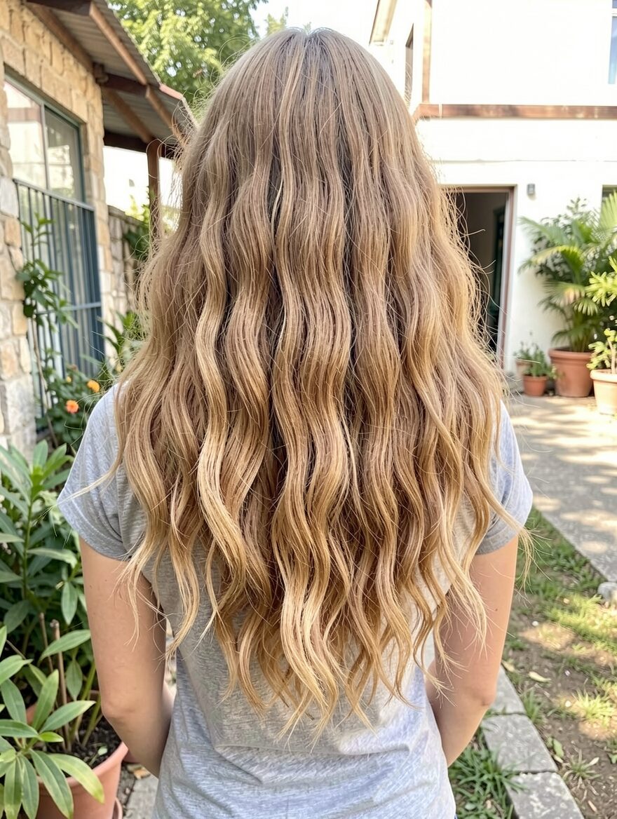 tousled chopstick curls