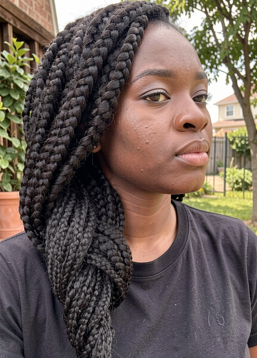 Braided Jumbo Box Braids