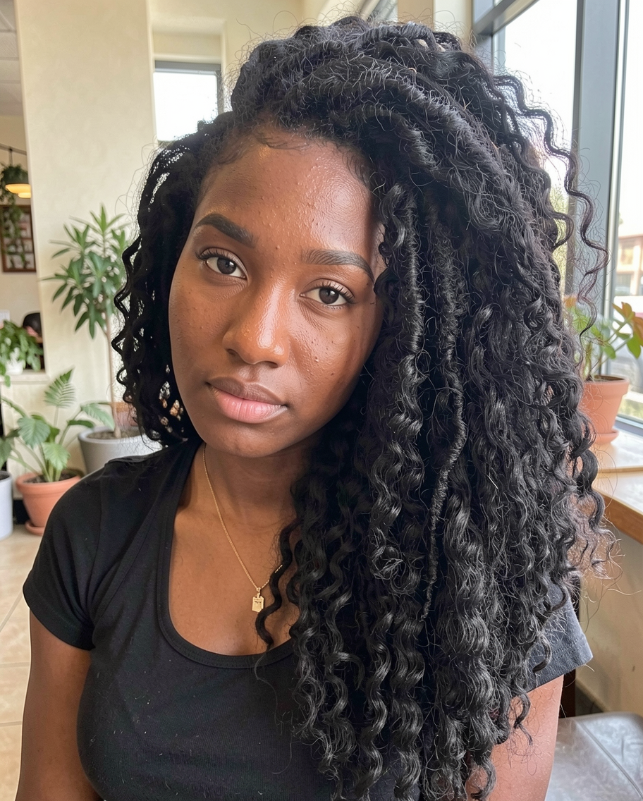 Goddess Locs and Curls