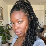Half Up Goddess Locs