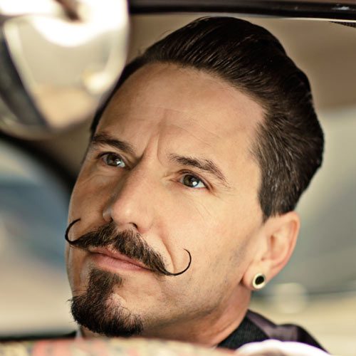 Handlebar with Disconnected Goatee