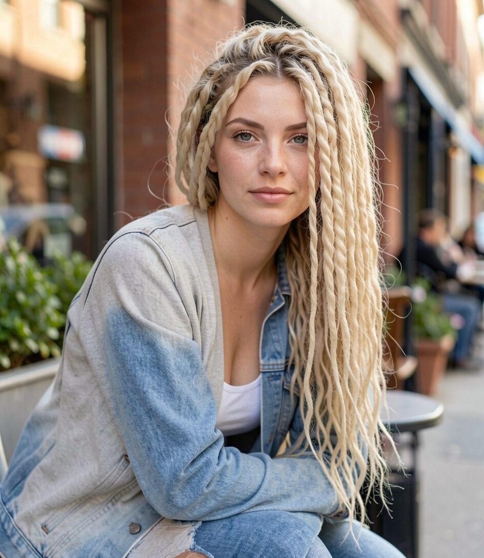 jumbo blonde goddess locs