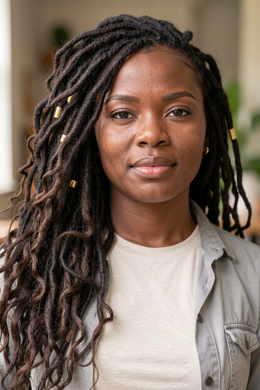 Long Tendril Goddess Locs