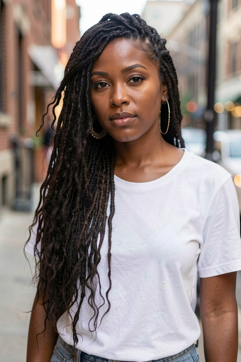 Natural Boho Goddess Locs