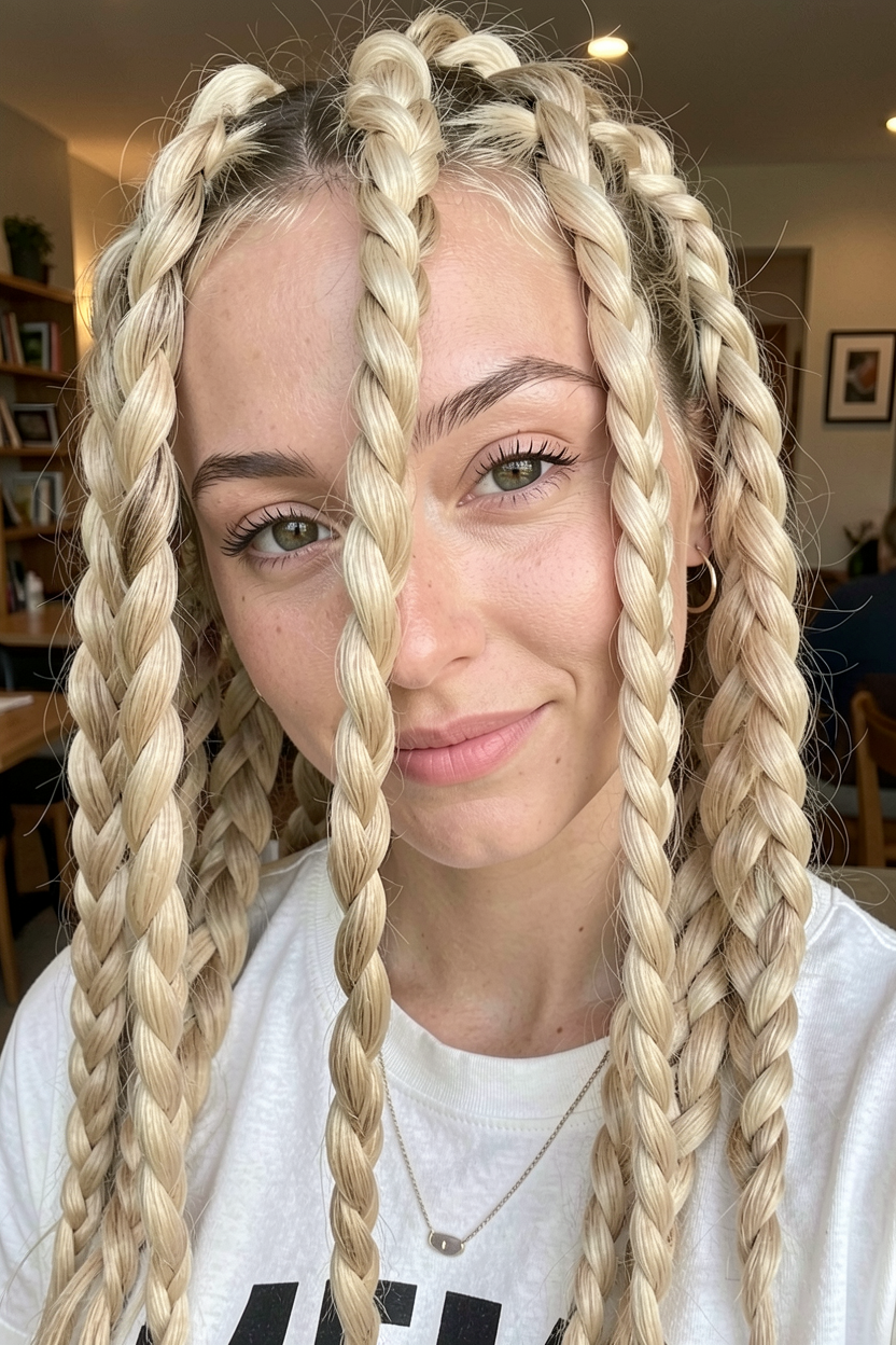 Platinum Jumbo Box Braids