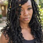 Spiral Curls Goddess Locs