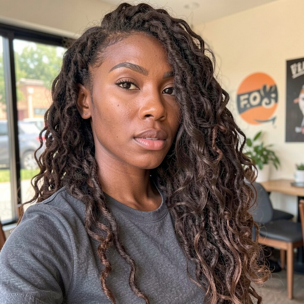 wild curls goddess locs