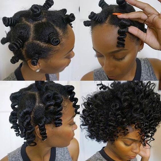 bantu knot out