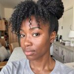 Bun With Curly Bangs 2