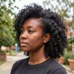 Flexi Rod Curls With Side Braids