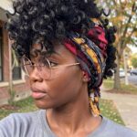 Headscarf Mohawk Curls