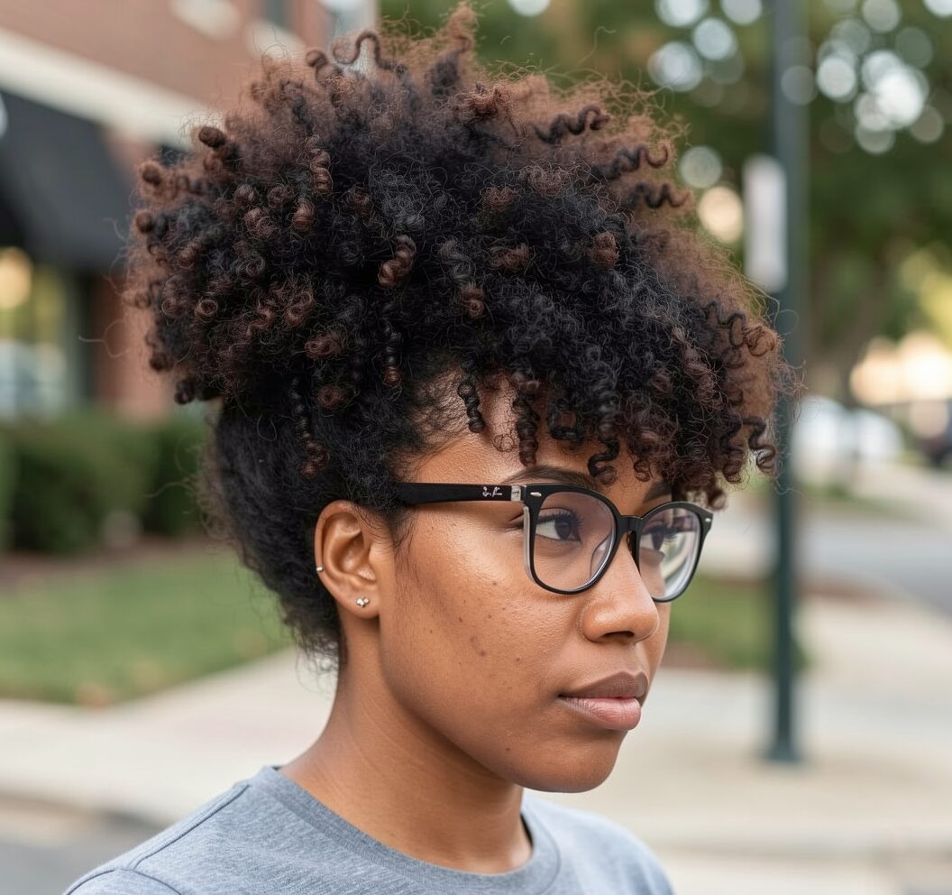 pineapple updo
