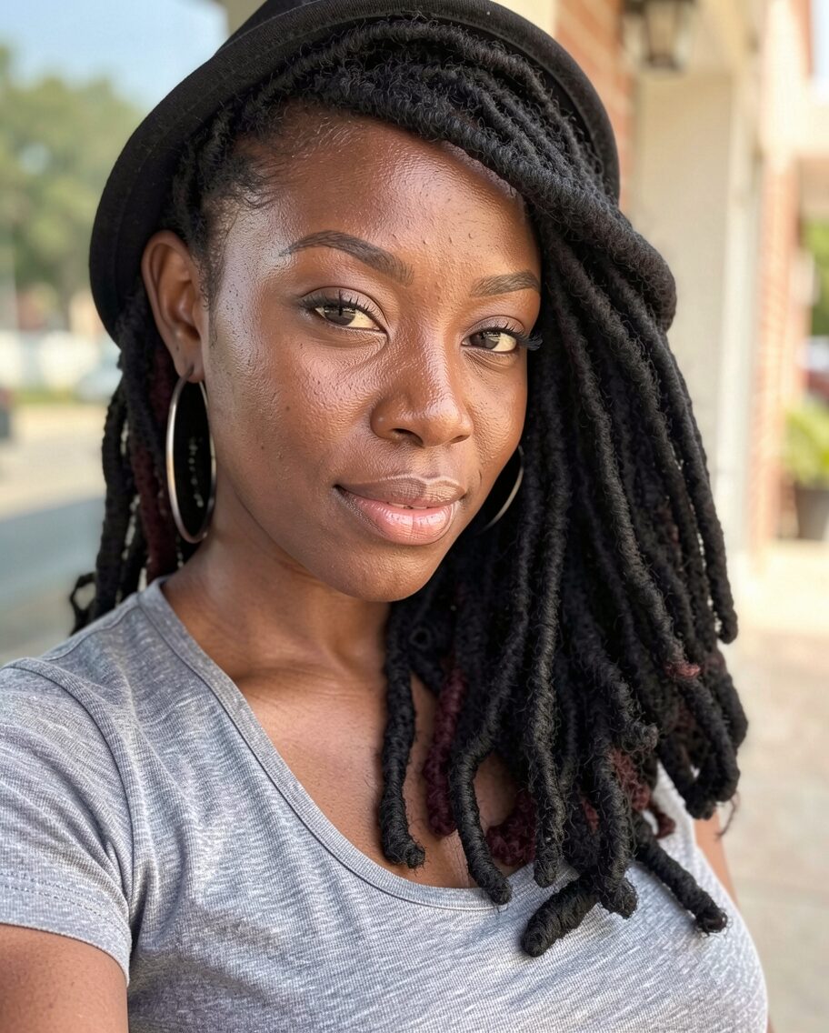 Natural Faux Locs | HairStyleMojo