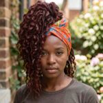 Deep Red Goddess Locs