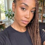 Amber Honey Feed In Braids