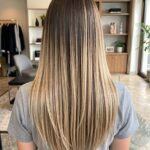 Balayage Styles For Straight Hair Ash Brown And Grey Balayage