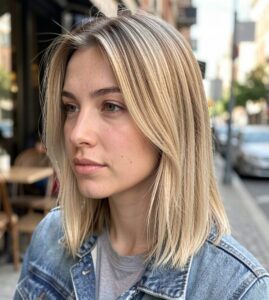 Balayage Styles for Straight Hair - Dirty Blonde and Light Blonde Balayage