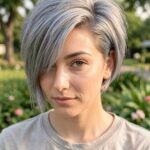 Balayage Styles For Straight Hair Pixie Crop Balayage