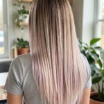 Balayage Styles For Straight Hair Subtle Blorange Balayage